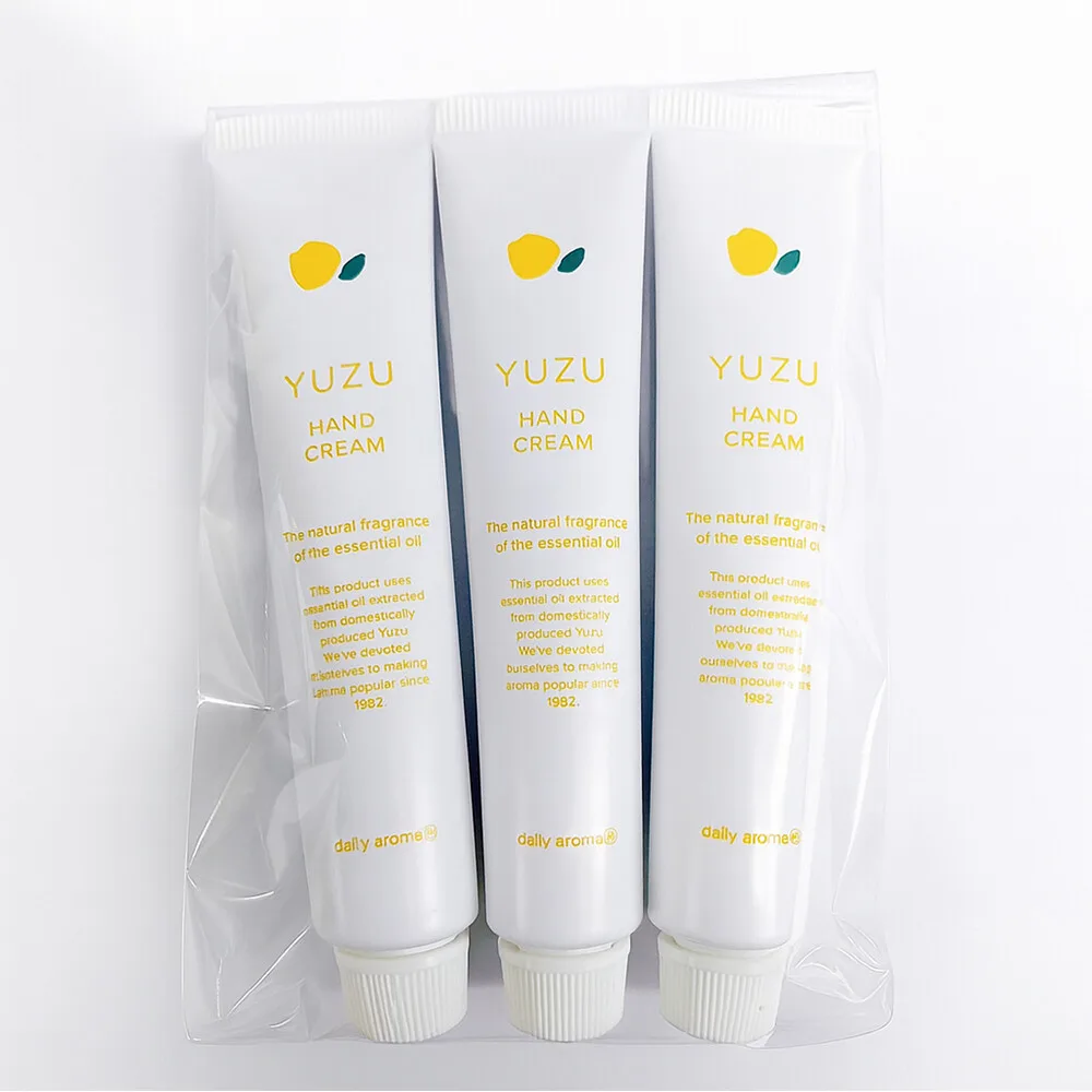 【整組販售】高知縣產柚子 護手霜 迷你 20g 3入【國產】【日本製】【高知縣產柚子】
