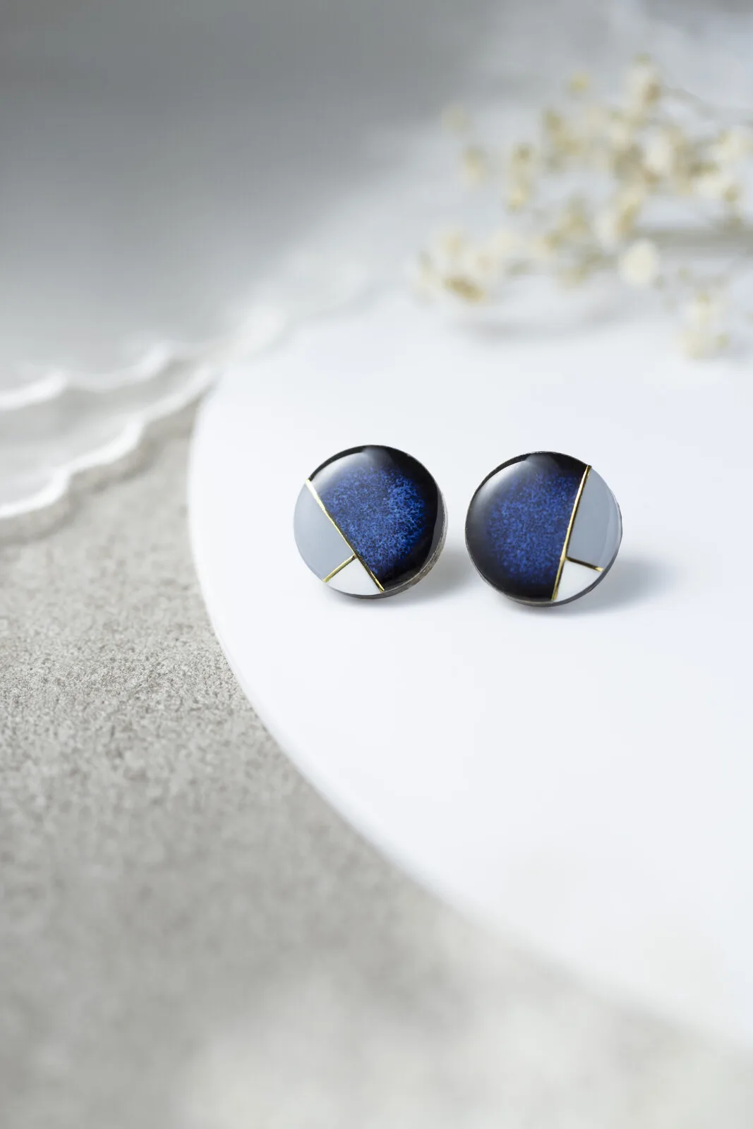 【美濃燒・MIKELO】方形摩登耳夾（19mm）