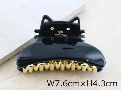 貓髮夾（橫版 7.6cm）
