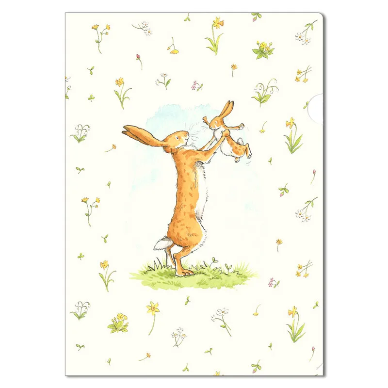 石頭紙資料夾 Anita Jeram「猜猜我有多愛你」文具