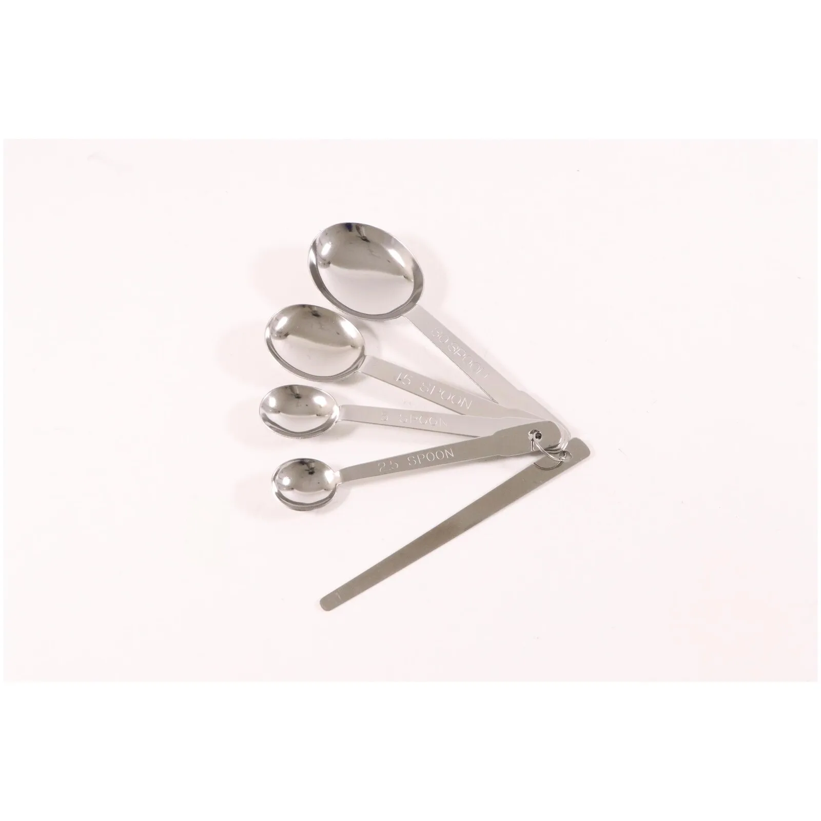 [燕三条] 18-0不鏽鋼計量匙組（4件，附刮平匙）