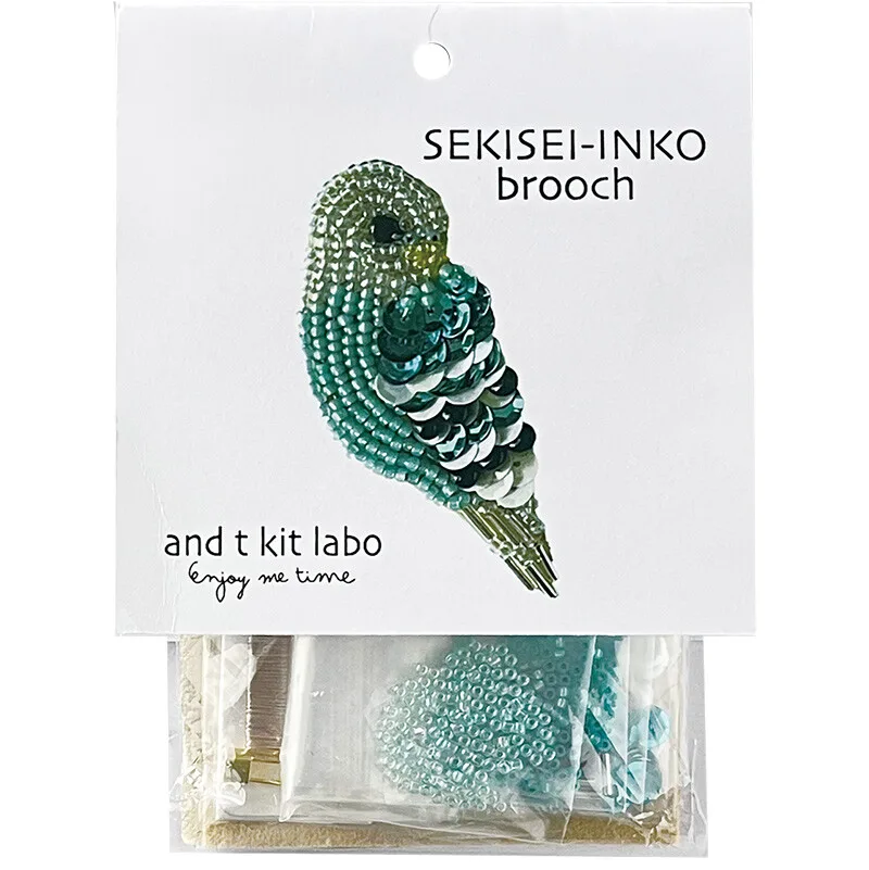 TORI brooch（鳥胸針）atkl-BD-2 虎皮鸚鵡