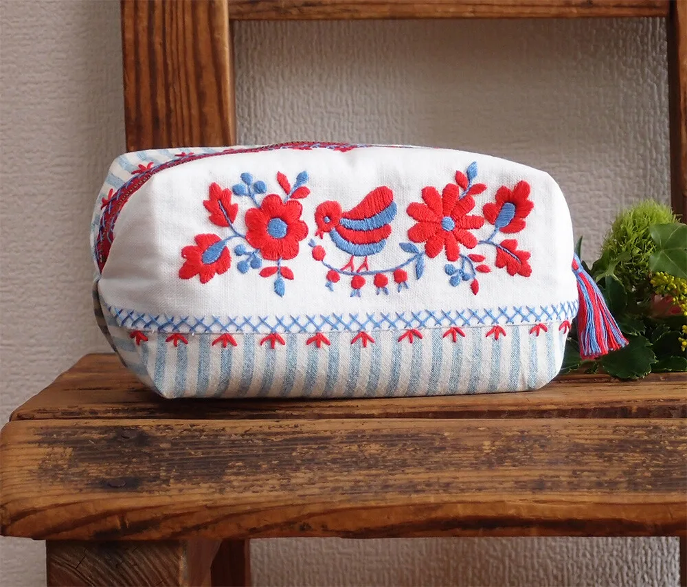 刺繡小包套組　小鳥